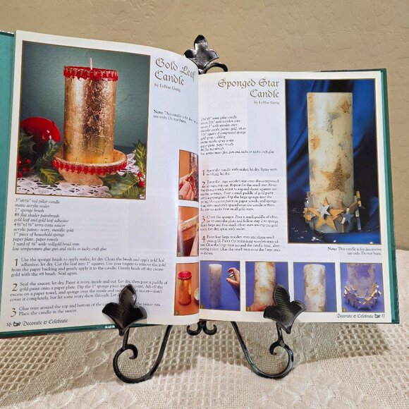 1996 Quick and Easy Christmas Crafts Oxmoor House 133 Designs VG+ - Picture 9 of 13